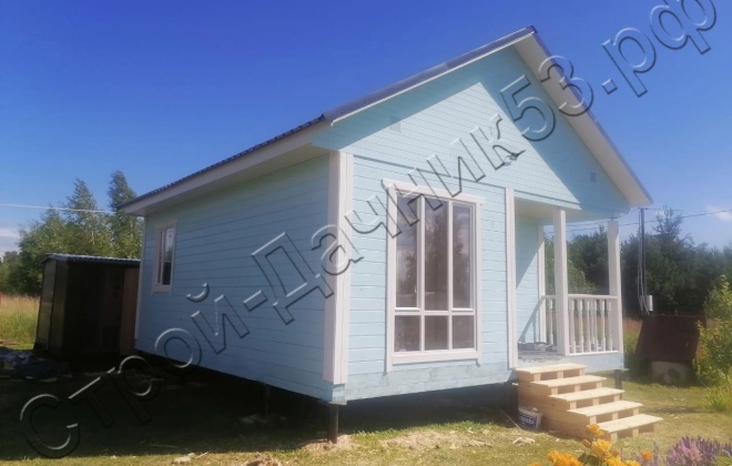 3 Брусовой дом ОД-16, 6х7м, 42М², Тульская область, Заокский район, коттеджный поселок «Покровское Южное» (7)